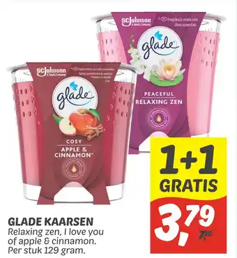 Dekamarkt Glade kaarsen aanbieding