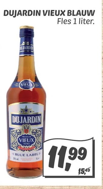 Dekamarkt Dujardin vieux blauw aanbieding