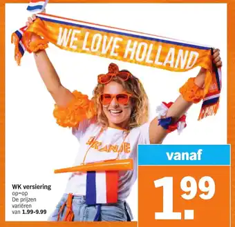 Albert Heijn WK versiering aanbieding