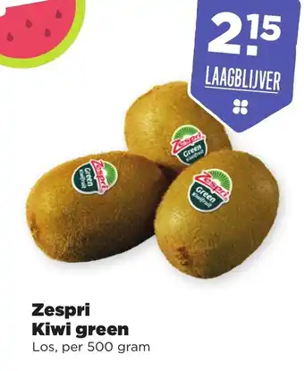 PLUS Zespri kiwi green 500g aanbieding