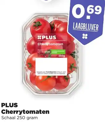 PLUS PLUS Cherrytomaten 250g aanbieding