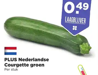 PLUS PLUS Nederlandse Courgette groen aanbieding