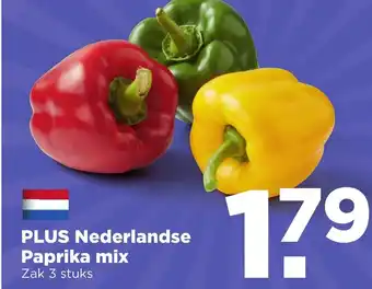 PLUS PLUS Nederlandse Paprika mix 3st aanbieding