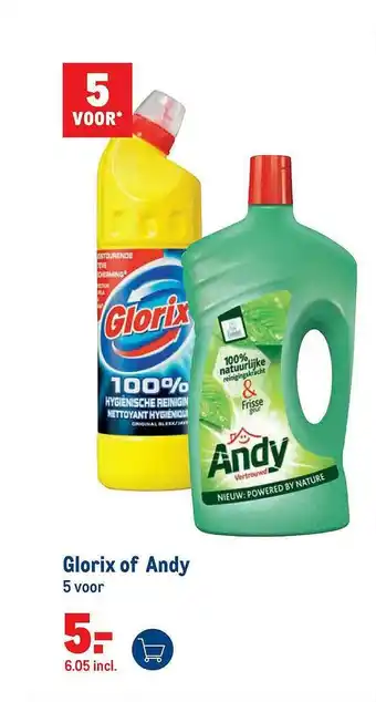 Makro Glorix Of Andy aanbieding