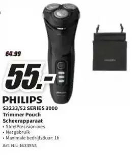 MediaMarkt Philips $3233/52 series 3000 aanbieding