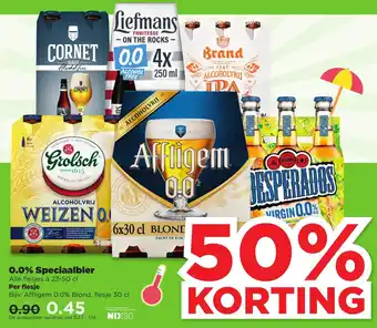 PLUS 0.0% Speciaalbier 250-300ml aanbieding