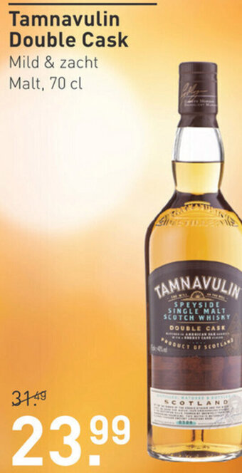 Gall & Gall Tamnavulin Double Cask 70CL aanbieding