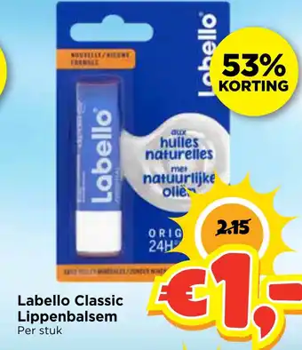 Vomar Voordeelmarkt Lab ello Classic Lippenbalsem aanbieding