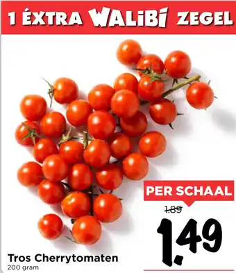 Vomar Voordeelmarkt Tros Cherrytomaten aanbieding