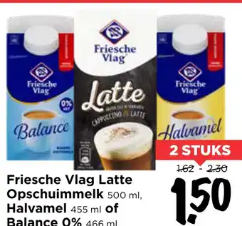 Vomar Voordeelmarkt Friesche Vlag Latte aanbieding