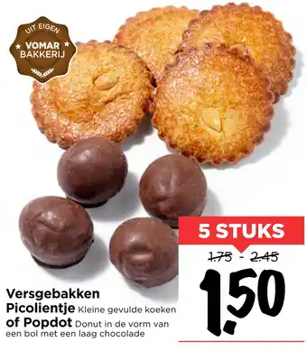 Vomar Voordeelmarkt Versgebakken aanbieding