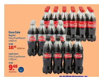 Makro Coca Cola Regular, Light-Zero aanbieding