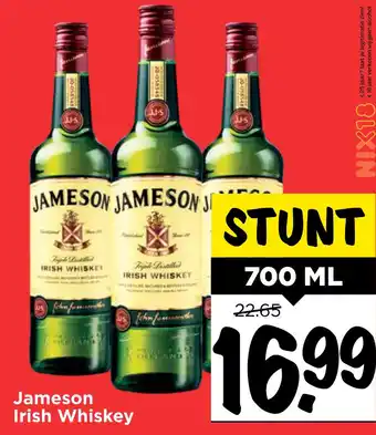 Vomar Voordeelmarkt Jameson Irish Whiskey aanbieding