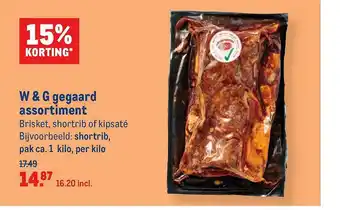 Makro W&G Gegaard Assortiment 15% Korting aanbieding