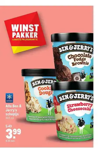 Makro Alle Ben & Jerry's Schepijs aanbieding