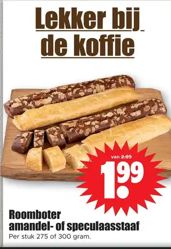 Dirk Roomboter amandel- of speculaasstaaf aanbieding