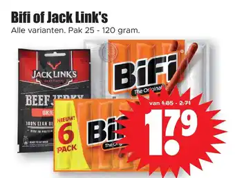 Dirk Bifi of jack link's aanbieding