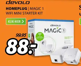 Expert devolo HOMEPLUG | MAGIC 1 WIFI STARTER KIT aanbieding