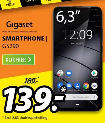 Expert Gigaset Smartphone | GS290 aanbieding