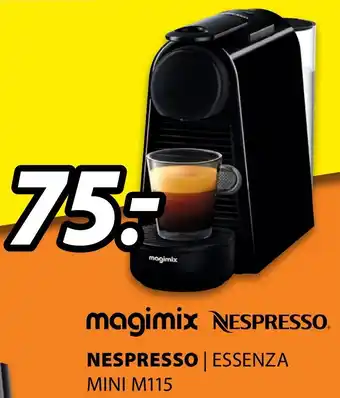 Expert Magimix Nespresso | Essenza Mini M115 aanbieding