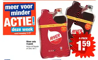 ALDI River cola 4-pack aanbieding