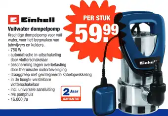 ALDI Vuilwater dompelpomp aanbieding