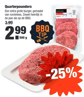 ALDI Quarterpounders aanbieding