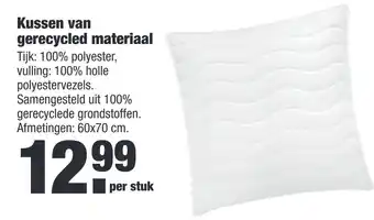 ALDI Kussen van gerecycled materiaal aanbieding