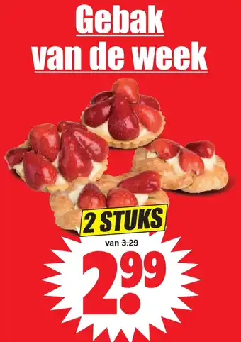 Dirk Aardbeienvlaaitjes of -krakelingen aanbieding