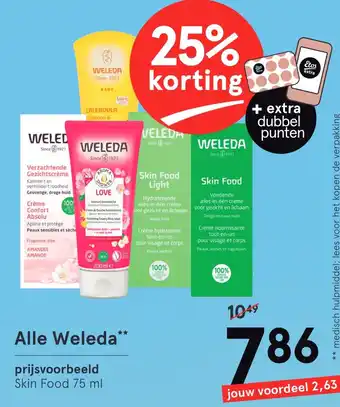 Etos Alle Weleda aanbieding