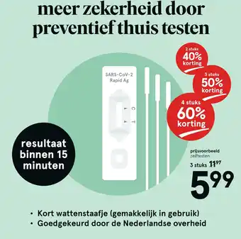 Etos preventief thuis testen aanbieding