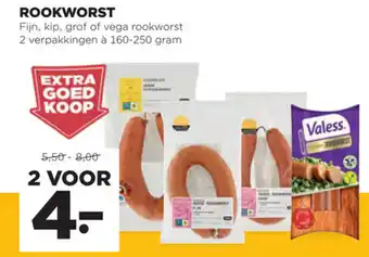 Jumbo Rookworst fijn 160 gram aanbieding