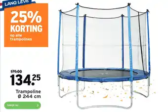 GAMMA Trampoline Ø 244 cm aanbieding