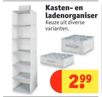 Kruidvat Kasten- en ladenorganiser aanbieding