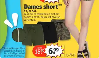 Kruidvat Dames short aanbieding