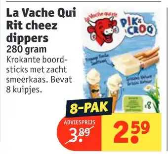 Kruidvat La Vache Qui Rit cheez dippers aanbieding