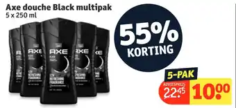 Kruidvat Axe douche Black multipak aanbieding