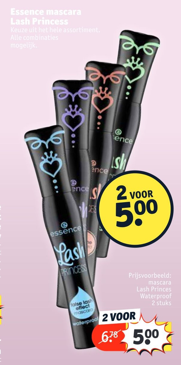 Essence mascara Lash Princess aanbieding bij Kruidvat