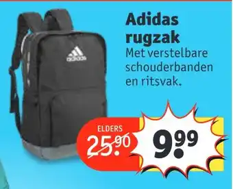 Kruidvat Adidas rugzak aanbieding