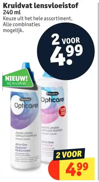 Kruidvat Kruidvat lensvloeistof aanbieding