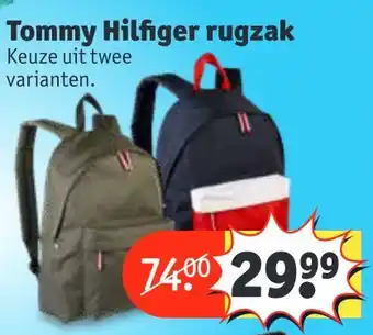 Kruidvat Tommy Hilfiger rugzak aanbieding