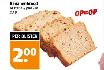 Poiesz Bananenbrood aanbieding