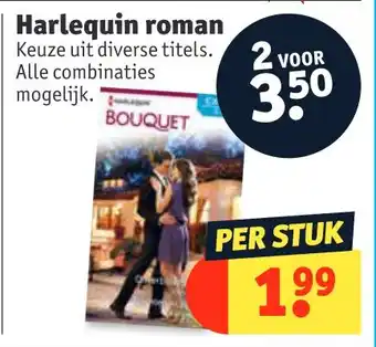 Kruidvat Harlequin roman aanbieding