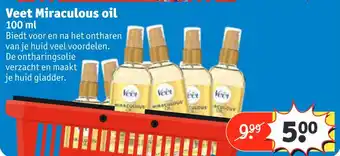 Kruidvat Veet Miraculous oil aanbieding