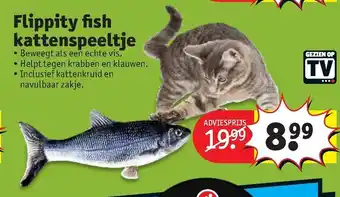 Kruidvat Flippity fish kattenspeeltje aanbieding