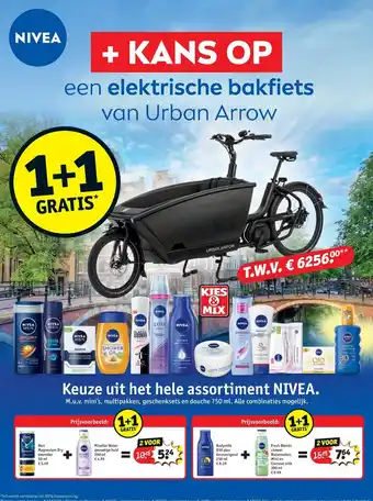 Kruidvat Nivea 1+1 + KANS OP aanbieding