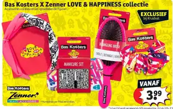 Kruidvat Zenner x Bas Kosters Love & Happiness collectie aanbieding