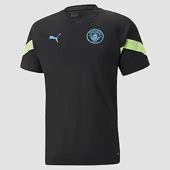 Perry Sport Puma manchester city fc trainingsshirt 22/23 zwart/geel kinderen aanbieding