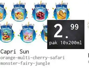 Naanhof Capri sun aanbieding