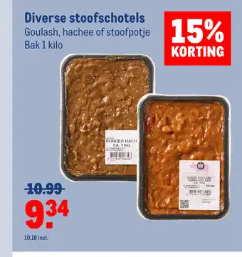 Makro Diverse stoofschotels aanbieding